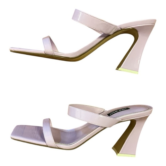 NINE WEST Women's LAVENDER Heeled Sandals - Picture 2 of 5